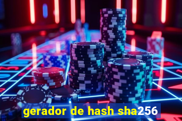 gerador de hash sha256